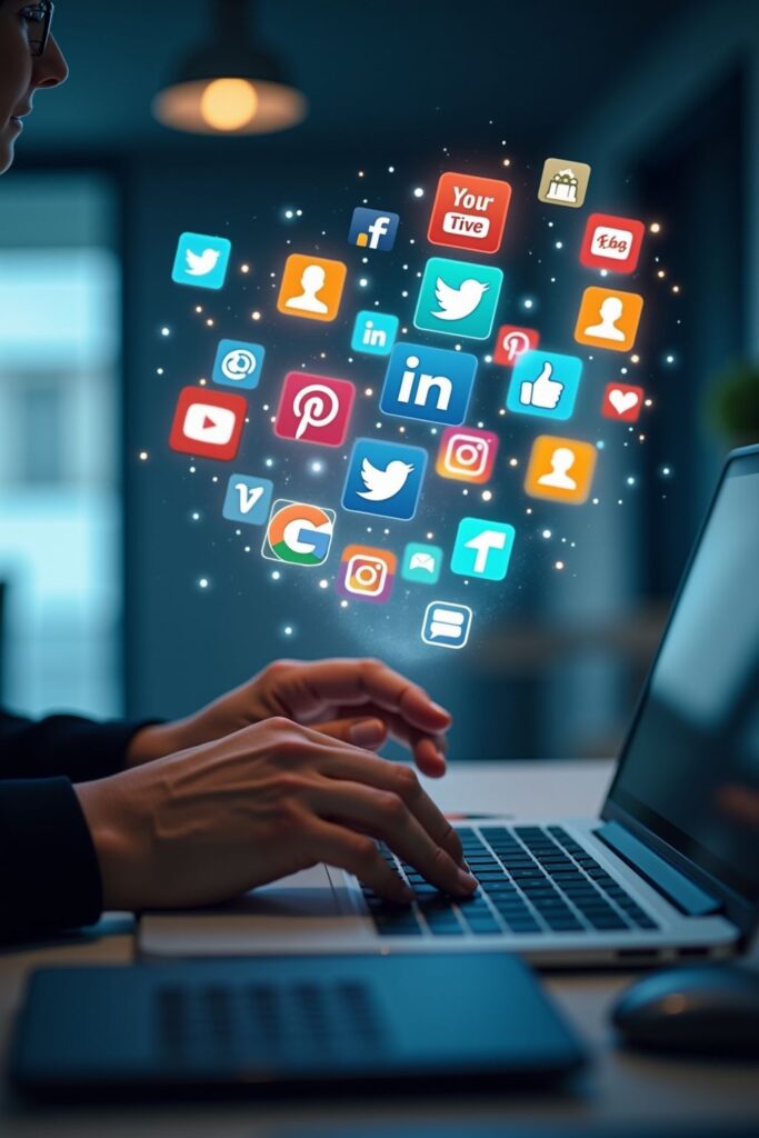 social media marketing related image